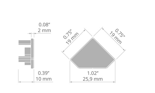 Endkappe 45-Plus
